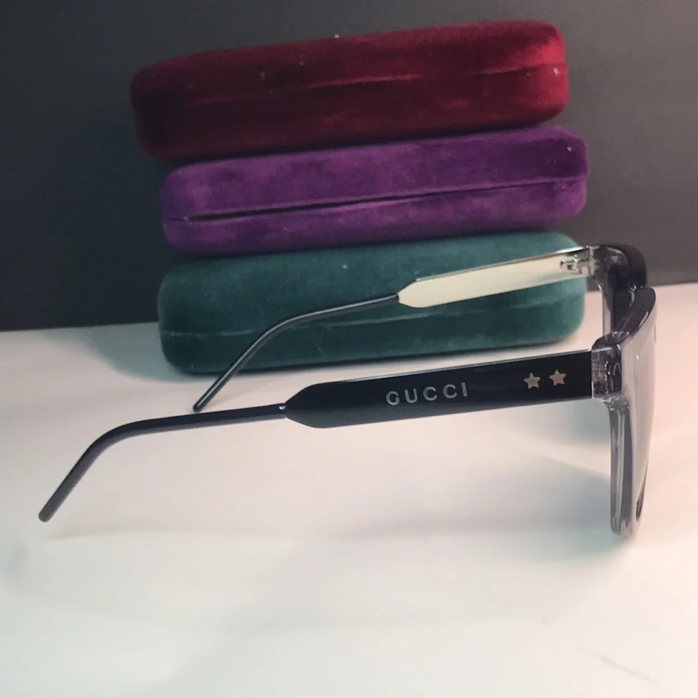 Trendy - 💯 Authentic - New GUCCI GG0976S 001 transparent - Picture 7 of 16